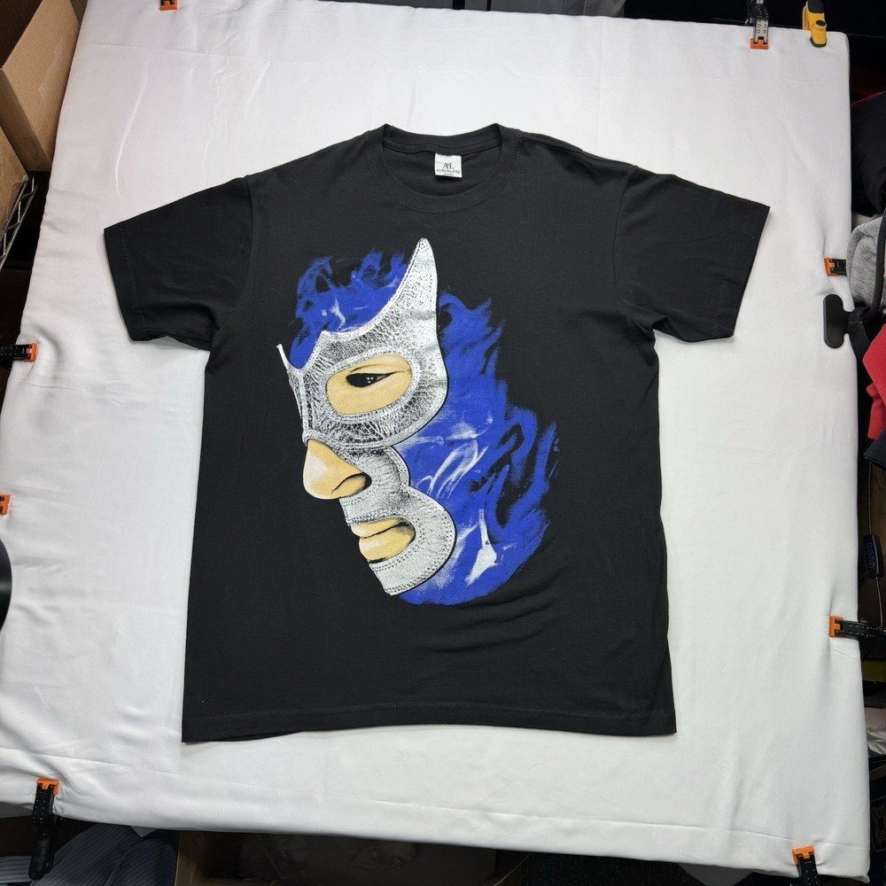 Lucha Libre Mexican Wrestling Legend Mask Design T-Shirt Size XL A&L Aero&Land T